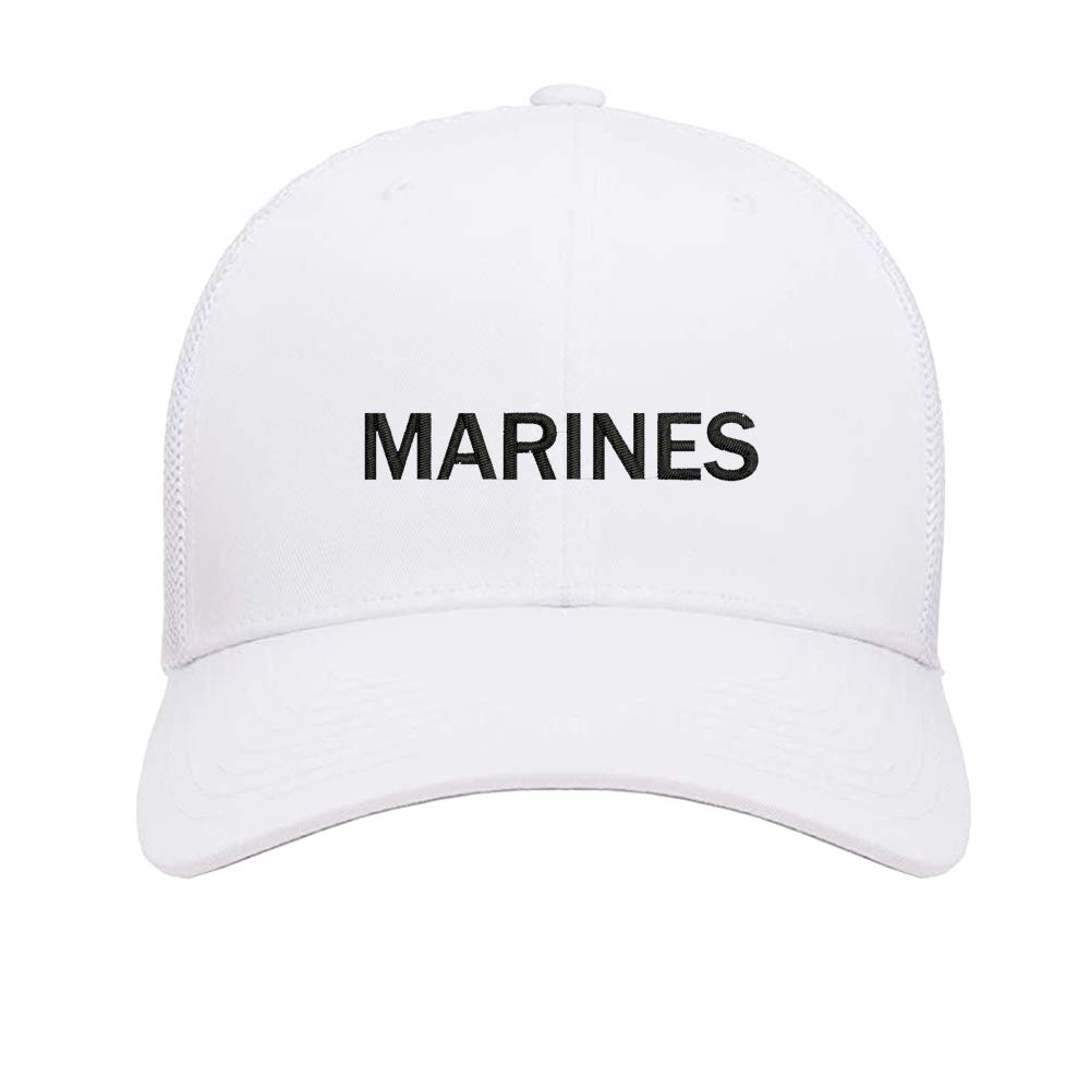 Embroidered Marines Baseball Cap - Adjustable Snapback Dad Hat for Men & Women | Perfect for Military Enthusiasts, Veterans & Patriotic Events
