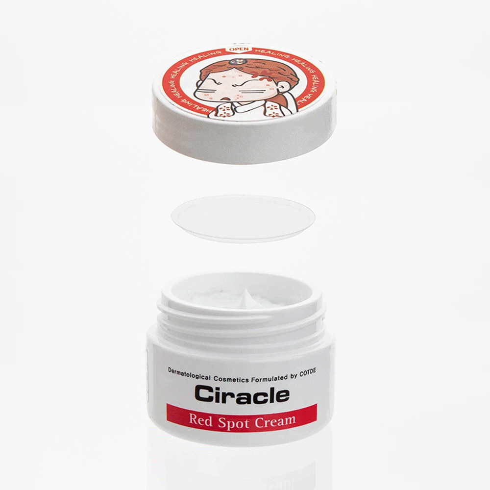 Ciracle Red Spot Cream 30ml - Fast-Acting Acne Treatment for Face & Body - Perfect for Oily Skin & Breakouts - Use for Blemish Control & Skin Soothing