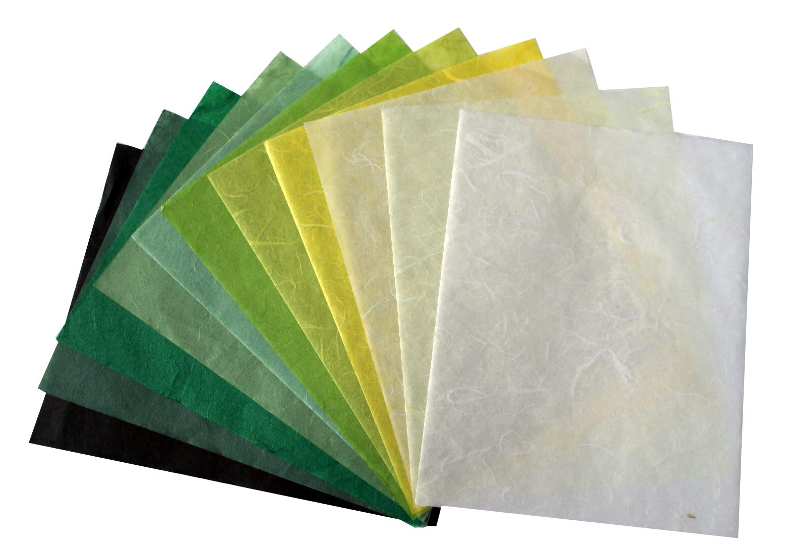75 Mulberry Paper Sheets - Handmade Japanese Washi Tissue for Origami, Scrapbooking, Card Making & Decorative Arts
