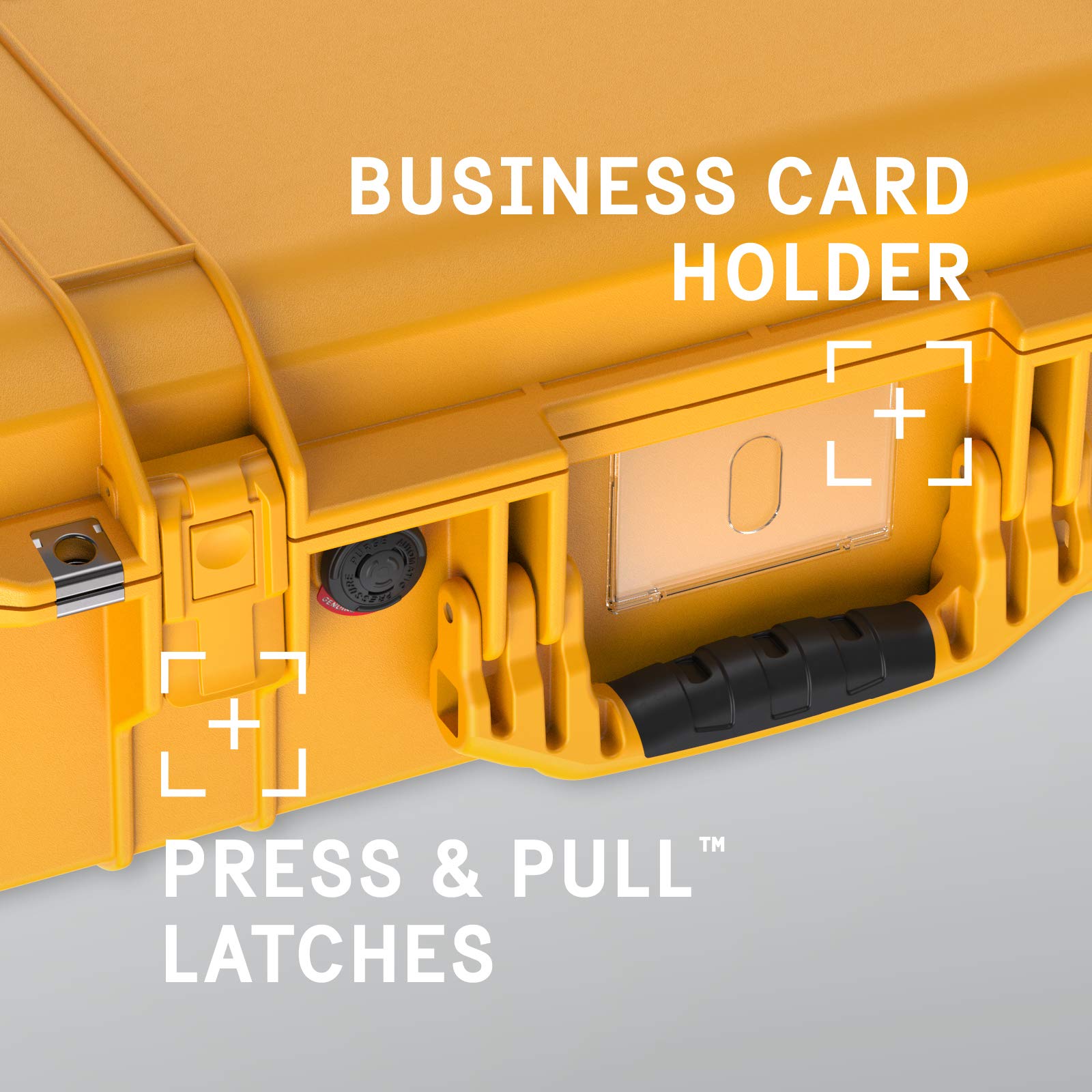 Pelican Air 1525 Waterproof Hard Case - Lightweight & Durable Yellow Travel Case for Camera, Drone & Electronics | Perfect for Outdoor Adventures & Air Travel