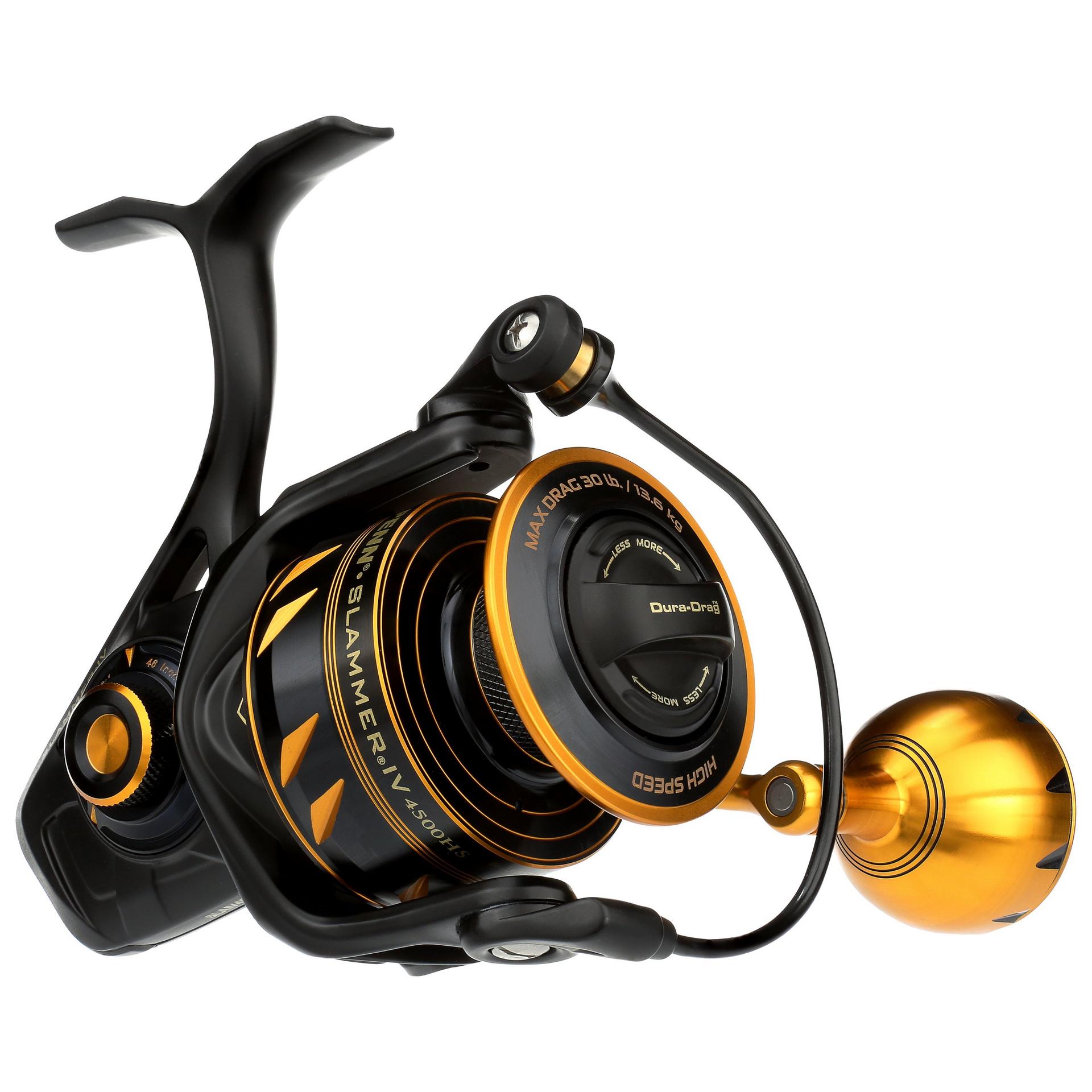 Slammer® IV Bailess Spinning Reel - Saltwater Fishing Reel for Surf, Pier & Offshore Angling | Smooth Drag System | Corrosion-Resistant Design