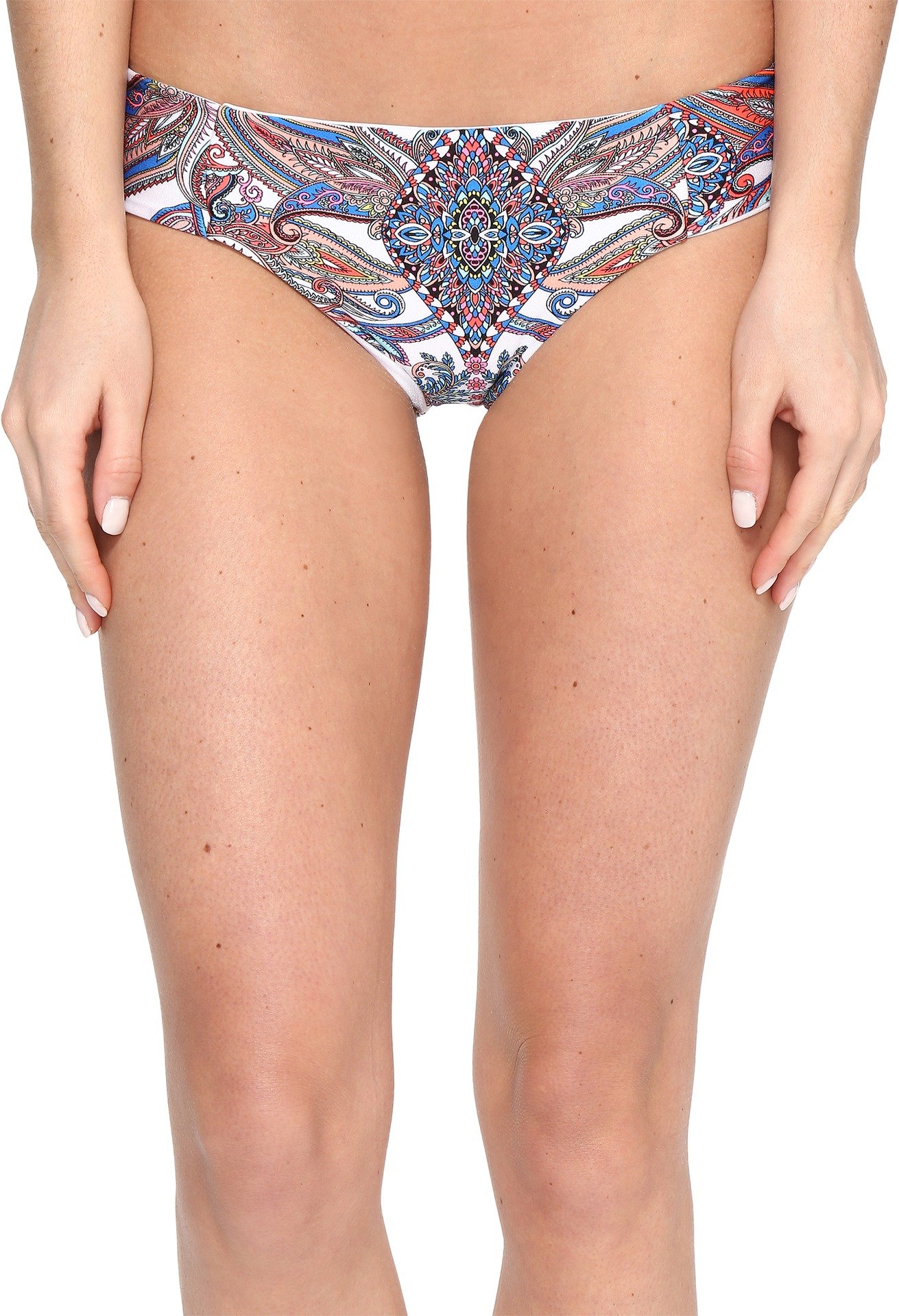 Luli Fama Women's Standard Rebeldia Full Coverage Bikini Bottom - High Waisted Swimwear for Women, Plus Size Swim Shorts for Beach, Pool & Vacation