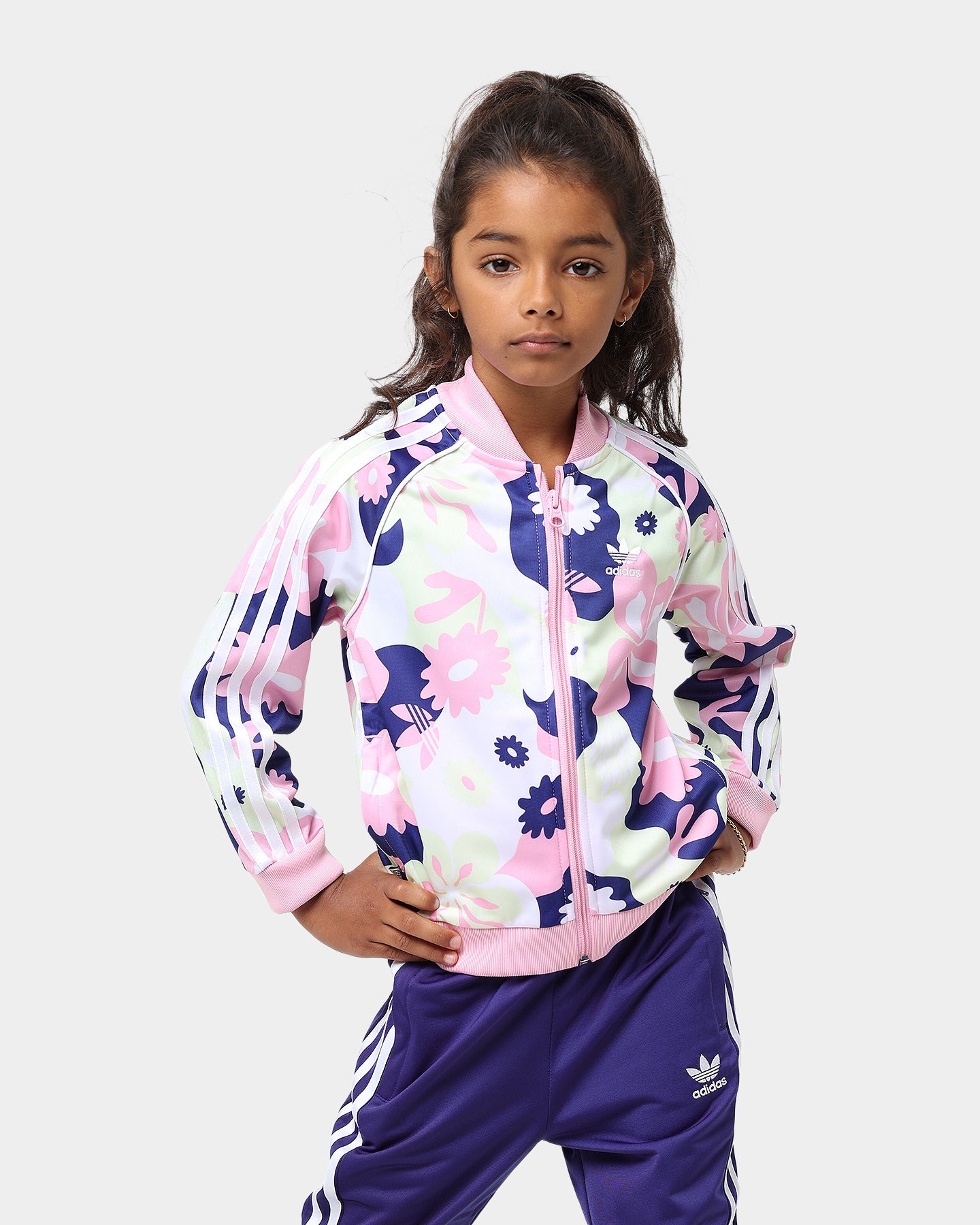 Adidas Kids' SST Track Suit Set - Multi-Color Athletic Outfit for Boys & Girls - Perfect for Running, Training & School Sports