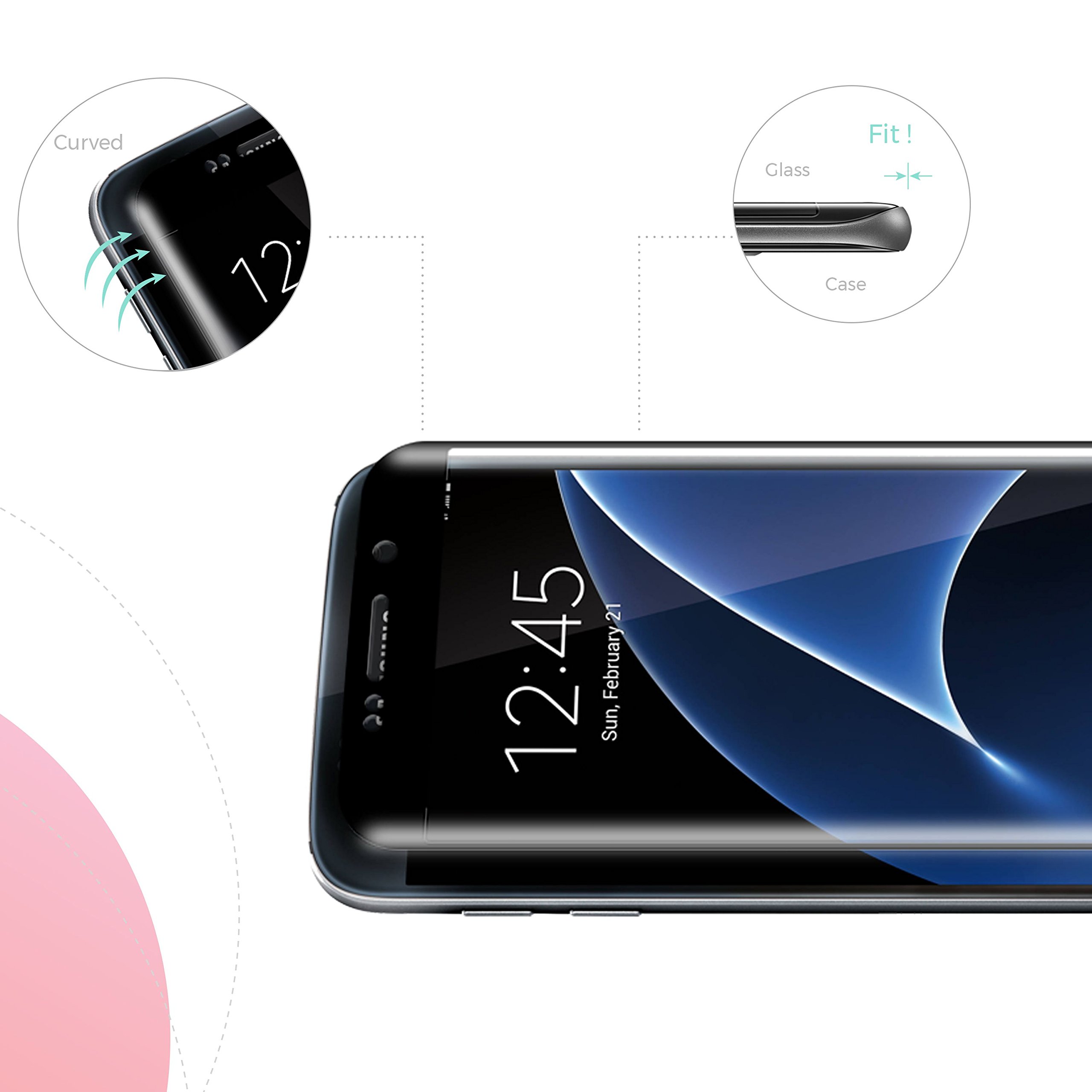 Premium Tempered Glass Screen Protector for Samsung Galaxy S21/S22/S23 - 9H Hardness, HD Clear, Anti-Scratch, Bubble-Free - Perfect for Work, Travel & Everyday Use
