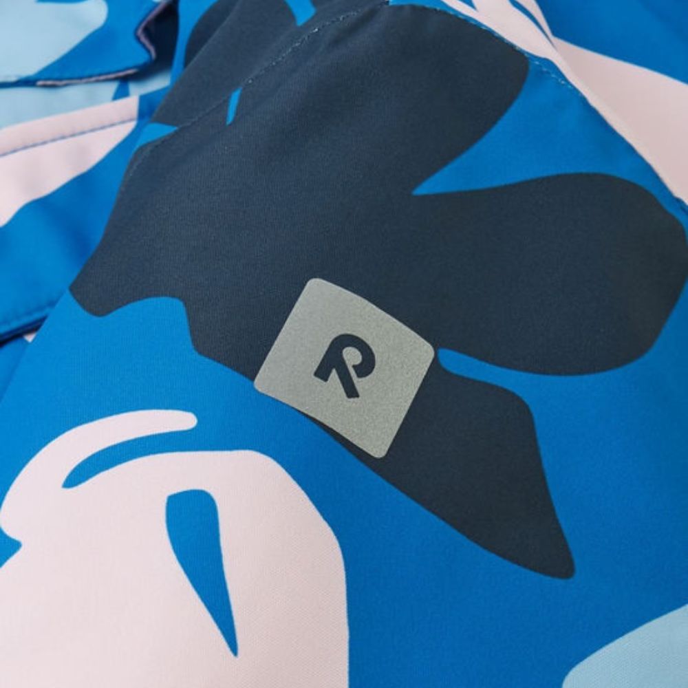 Reima Kiiruna Girls Ski Jacket - Waterproof Winter Coat for Kids, Bright Blue - Perfect for Snowboarding, Skiing & Outdoor Winter Activities