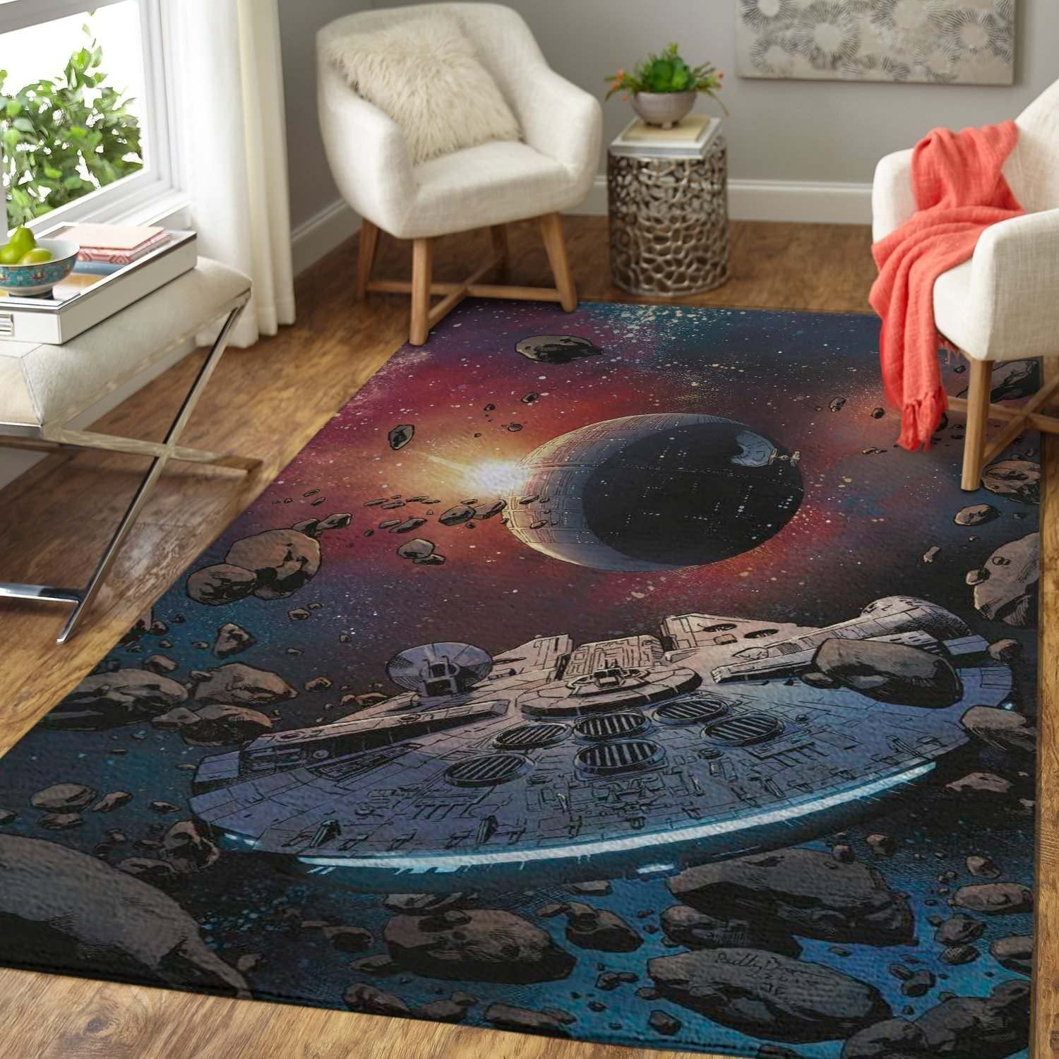Soft Non-Slip Movie Character Area Rugs 3x5 4x6 5x8 5.2x9 ft - Bedroom & Living Room Decor for Movie Lovers - Perfect Gift for Boys & Home Theater Enthusiasts