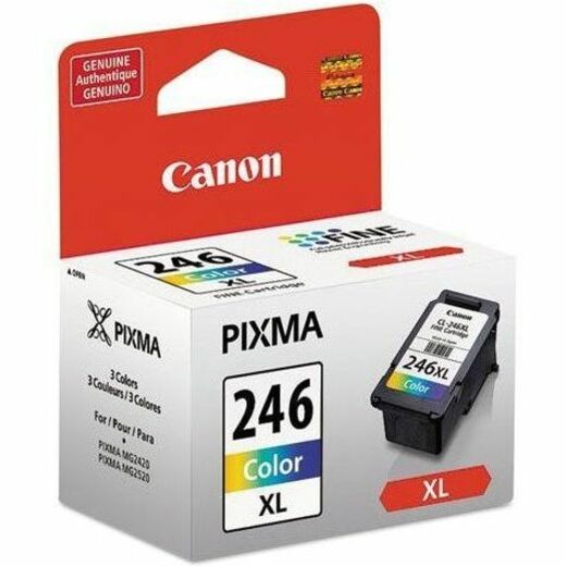 Original Canon CL-246XL High Yield Ink Cartridge - Compatible with PIXMA Printers - Ideal for Home, Office & Photo Printing
