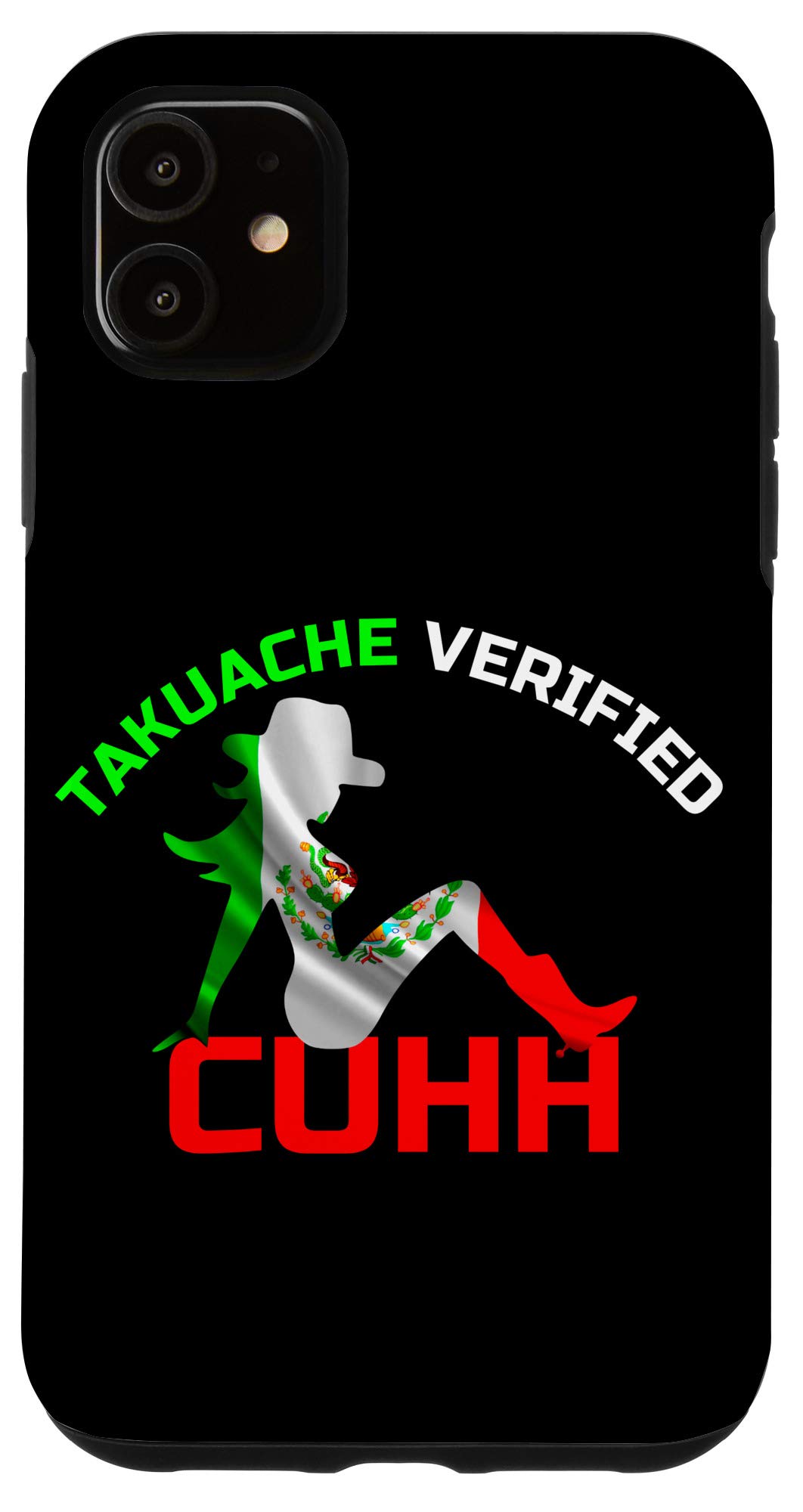 iPhone 11 Case - Trendy Takuache Verified Design with Sexy Girl & Opossum Art - Shockproof Protective Phone Cover for Women & Men - Perfect for Daily Use, Parties & Social Media Photos
