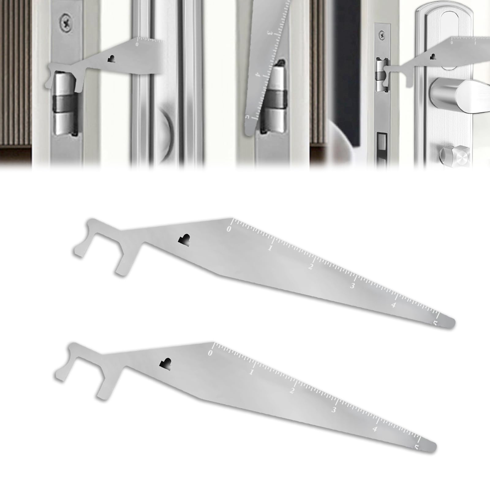 2Pcs Professional Lock Picking Tools Set - Firefighter Multitool with Pry Bar for Emergency Rescue & Home Security | Perfect for Firefighters, Locksmiths & Survival Kits