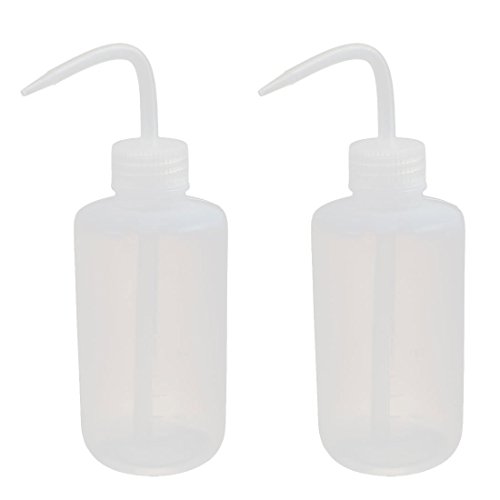 STORE99® 2 Pack 250ml LDPE Squeeze Wash Bottles - Economy Labeling & Tattoo Ink Bottles for Lab, Salon & DIY Crafts