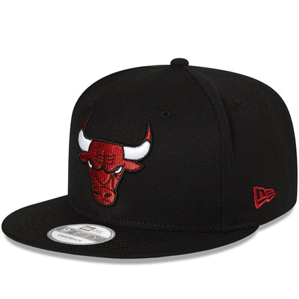 New Era Chicago Bulls Official Team Colors 9FIFTY Snapback Hat - Perfect for NBA Games, Streetwear Fashion & Sports Fans