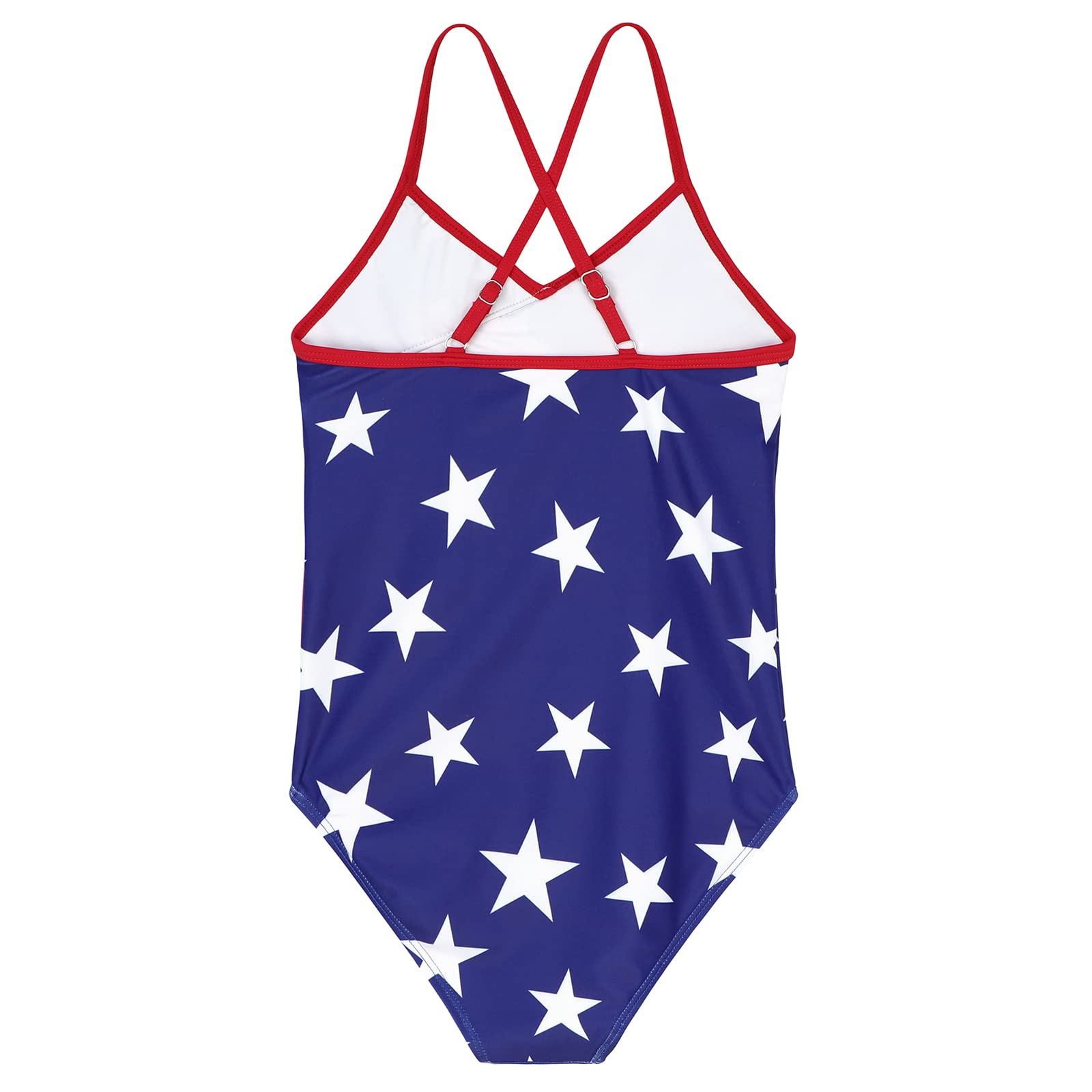 Trendy American Girls' One Piece Swimsuits with Ruffle Design - Cute Kids Bathing Suits for Beach, Pool & Summer Vacation