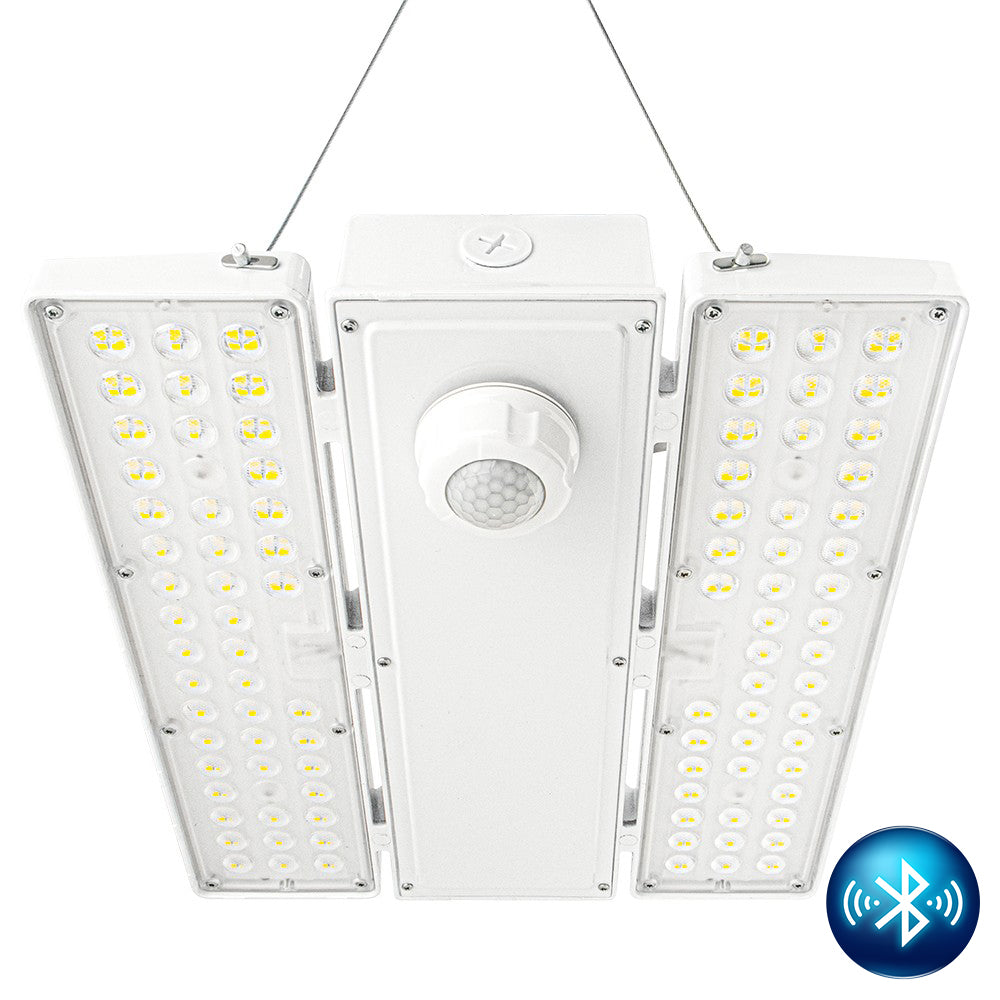 PAVO III LED High Bay Light 210W - 3 Watts Selectable, 31,290 Lumens, 120-277V, 5000K/4000K Color Temperature, 600W Equivalent - Perfect for Warehouses, Factories, and Commercial Lighting