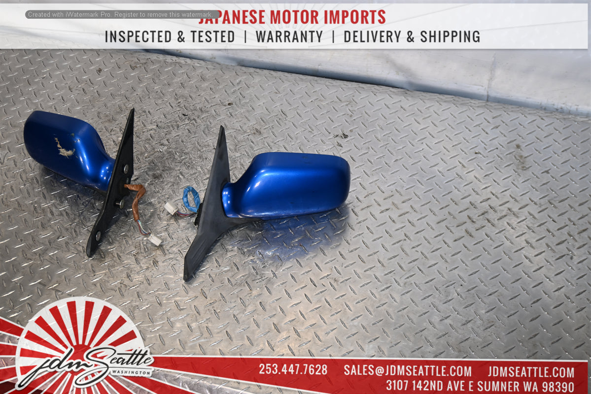 JDM Subaru Impreza WRX GDA GDB GGA V7 Power Folding Side Mirrors - Auto Parts for 2001-2007 Models - Perfect for Street Racing & Car Upgrades
