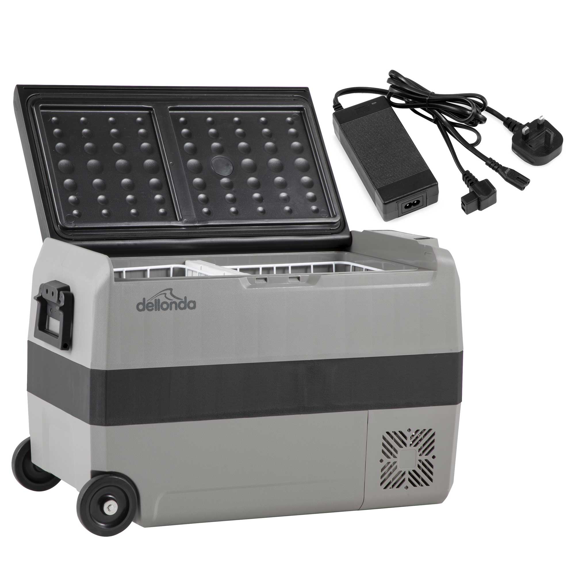 50L Portable Car Fridge Freezer - 12V/24V/230V Dual Zone Compressor Cooler for Road Trips, Camping & Outdoor Adventures | DL132 Model