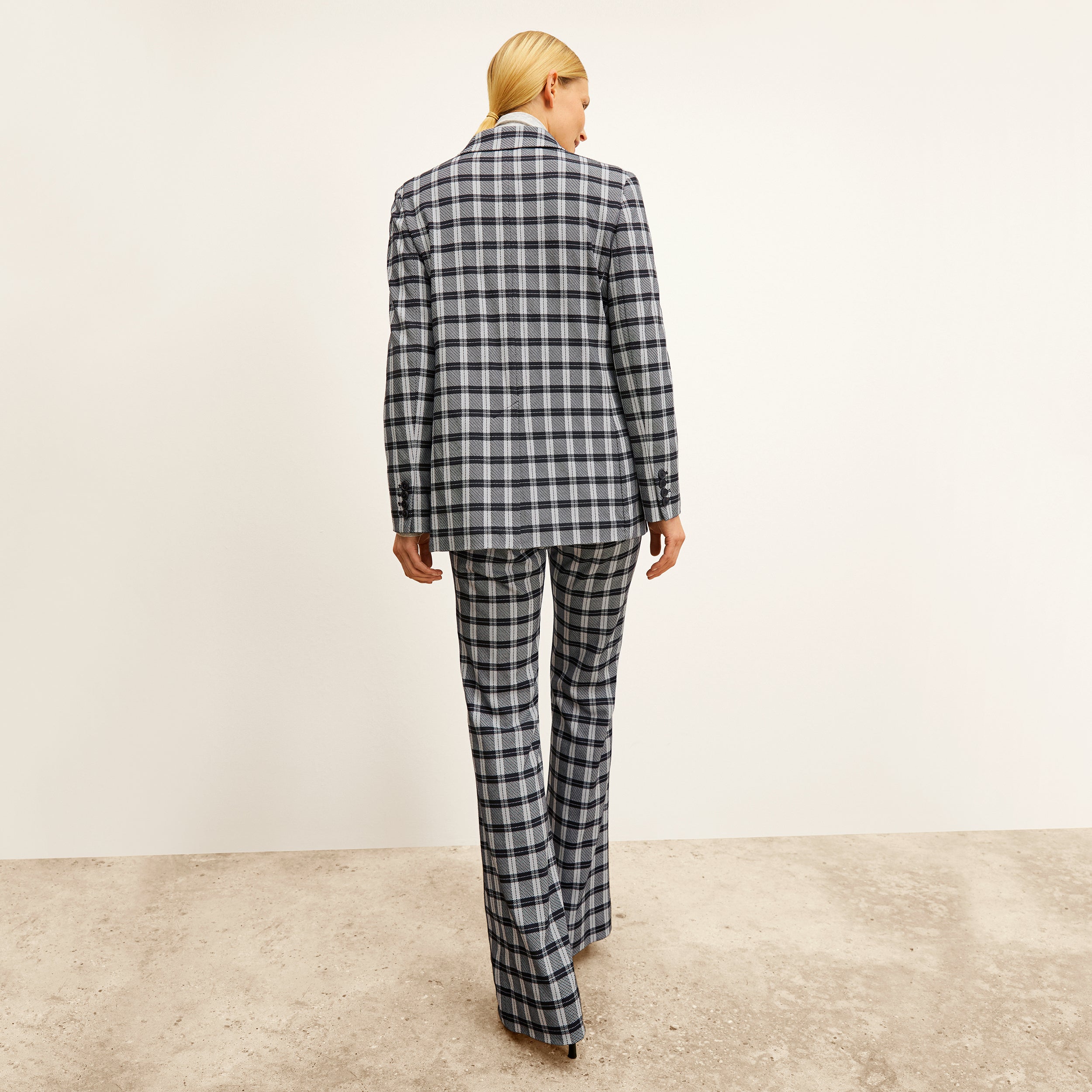Horton Pant Knit Suiting Pants - Comfortable Stretch Formal Trousers for Office & Business Wear | Checkmate Collection | Perfect for Work, Meetings & Professional Events