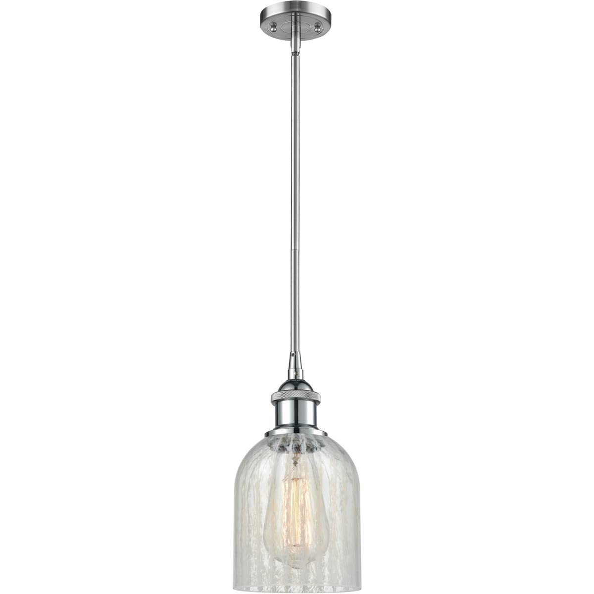 Innovations 516-1S-PC-G2511-LED Vintage Style Dimmable LED Pendant Light - Polished Chrome Finish - Perfect for Kitchen Island, Dining Room or Bar Counter Lighting