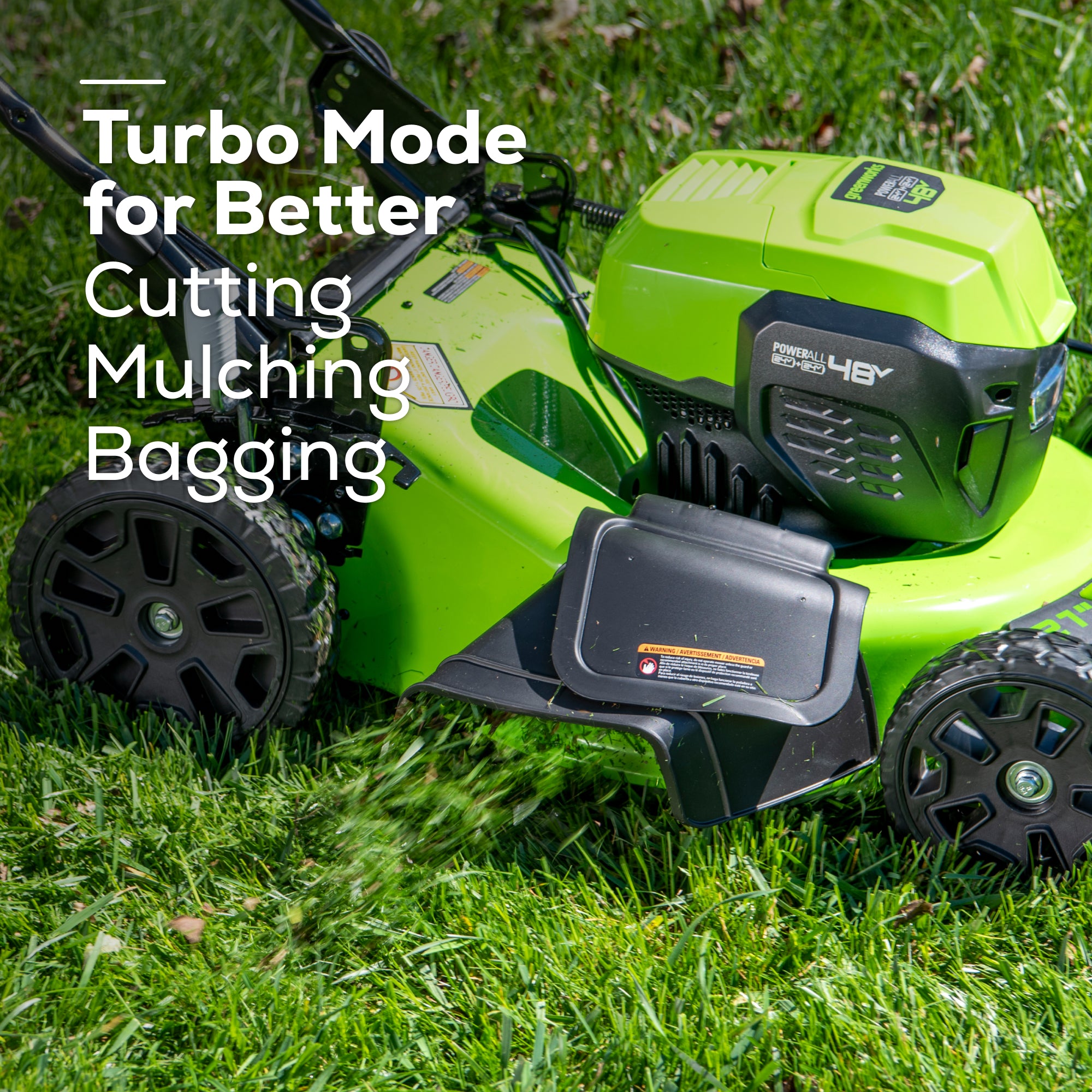48V (2x24V) 21-Inch Cordless Self-Propelled Lawn Mower with 2x 5.0Ah USB Batteries & Dual Port Charger - Perfect for Medium to Large Yards, Quiet & Eco-Friendly Lawn Care