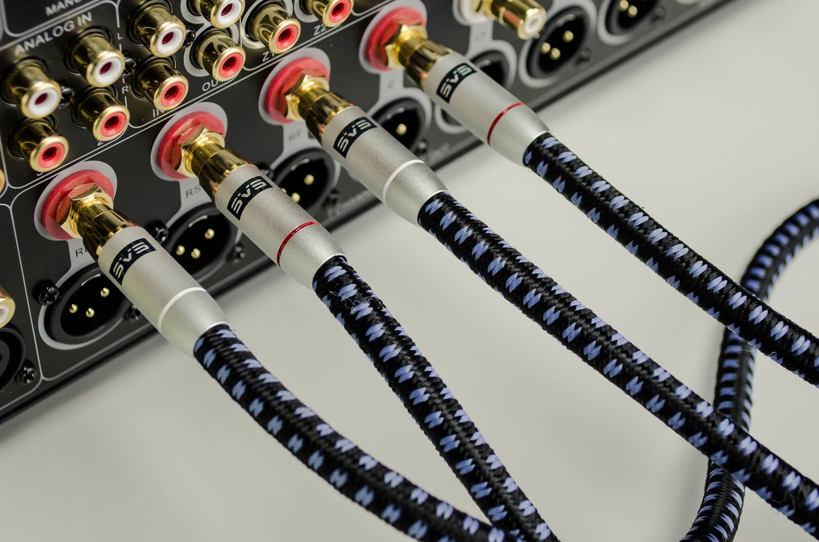 High-Quality SVS SoundPath Single RCA Cables for Home Theater & Audio Systems - Premium Shielded RCA Interconnect Cables for Clear Sound Transmission - Perfect for Speakers, Subwoofers & AV Receivers