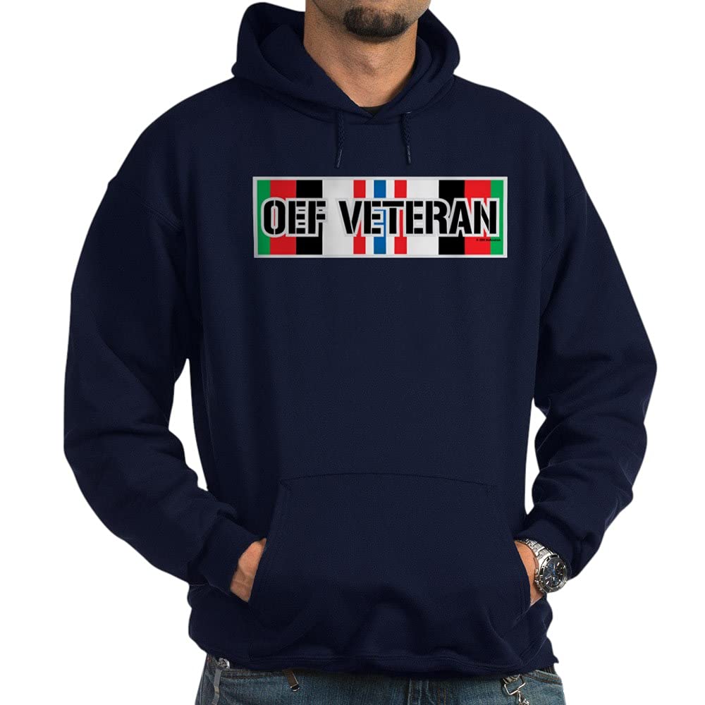OEF Veteran Ribbon Hoodie - Dark Military Appreciation Sweatshirt for Men & Women | Casual Wear, Veterans Day Gifts, Patriotic Outfits