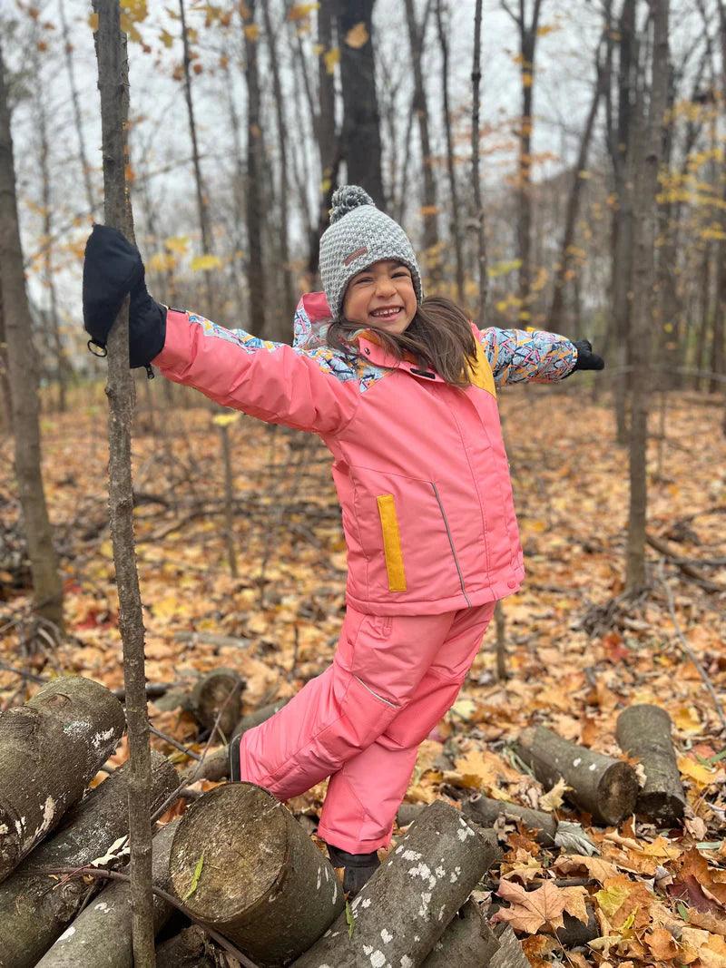 Conifere Girls' Winter Snow Suit - Waterproof Insulated Snowsuit for Kids (Sizes 4, 6x, 7) - Perfect for Skiing, Snowboarding & Outdoor Winter Play