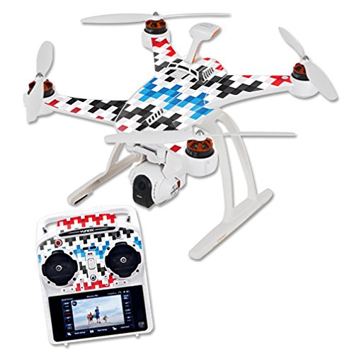 MightySkins Custom Skin Wrap for Blade Chroma Quadcopter Drone - Aztec Blocks Design | Protective Vinyl Sticker Cover | Perfect for Drone Protection and Personalization | Great for Outdoor Flying, Aerial Photography & Drone Enthusiasts