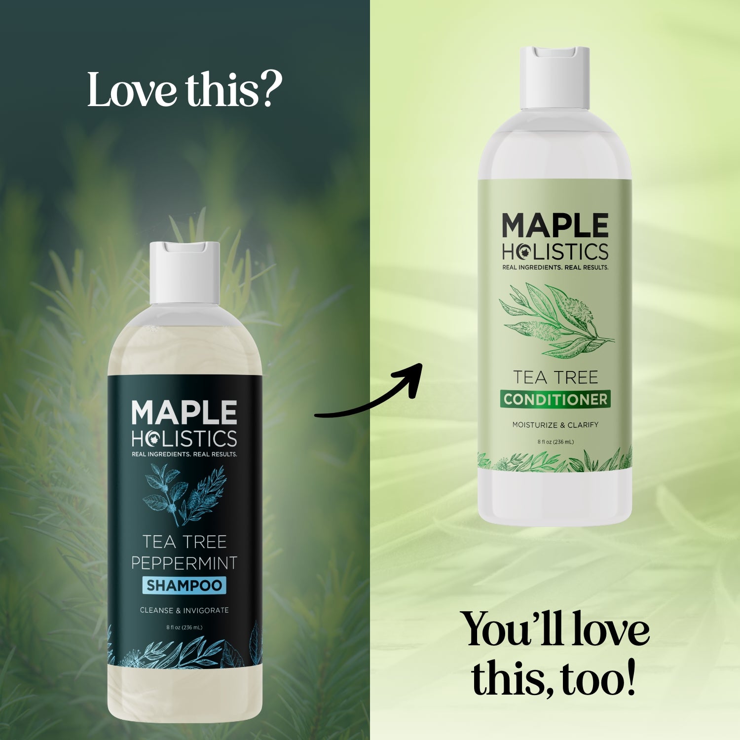 Tea Tree & Peppermint Shampoo for Oily Scalp & Dandruff Control - Refreshing & Soothing Hair Care for Daily Use