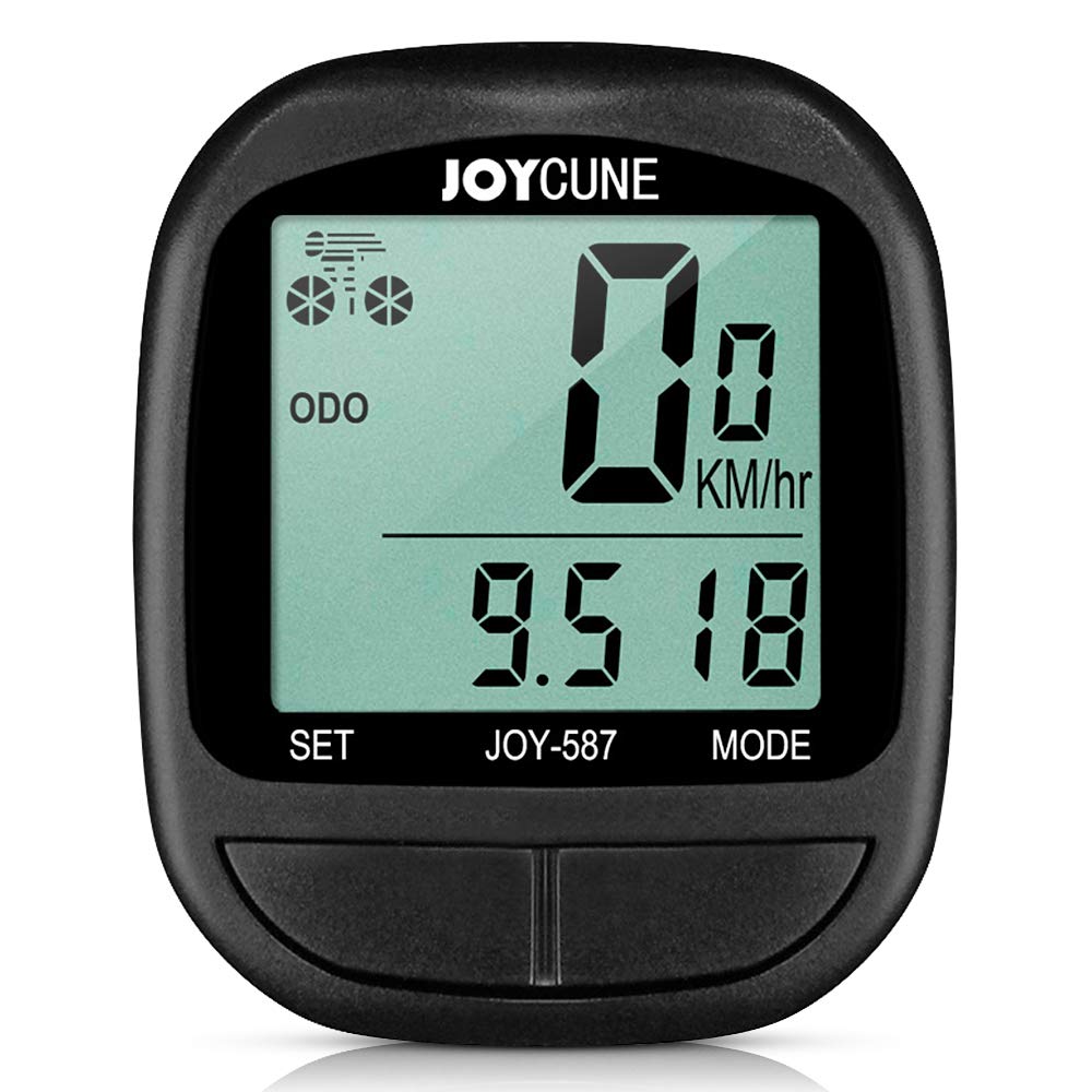 HUIOP Waterproof Wired Bike Computer with LED Display - Bicycle Speedometer & Stopwatch for Outdoor Cycling, Mountain Biking & Road Bikes | Accurate Speed Tracking for Fitness Training & Commuting