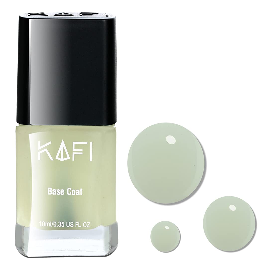 KAFI Cosmetics Nail Polish Set - 5 Colors (Base Coat, Red, Black, Silver Gold Glitter, Top Coat) - 10ml Each - Long Lasting & Non-Toxic Nail Art Kit for Women - Perfect for Parties, Weddings & Daily Manicures