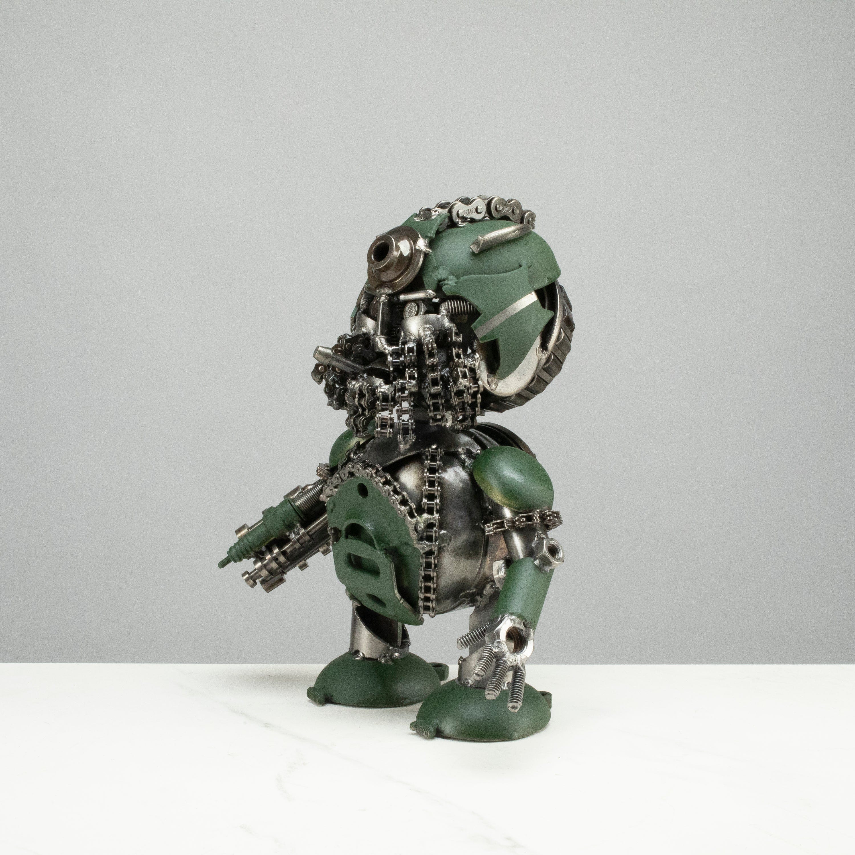10 Unique Hound-Inspired Recycled Metal Sculptures - Handmade Eco-Friendly Dog Statues for Home & Garden Decor