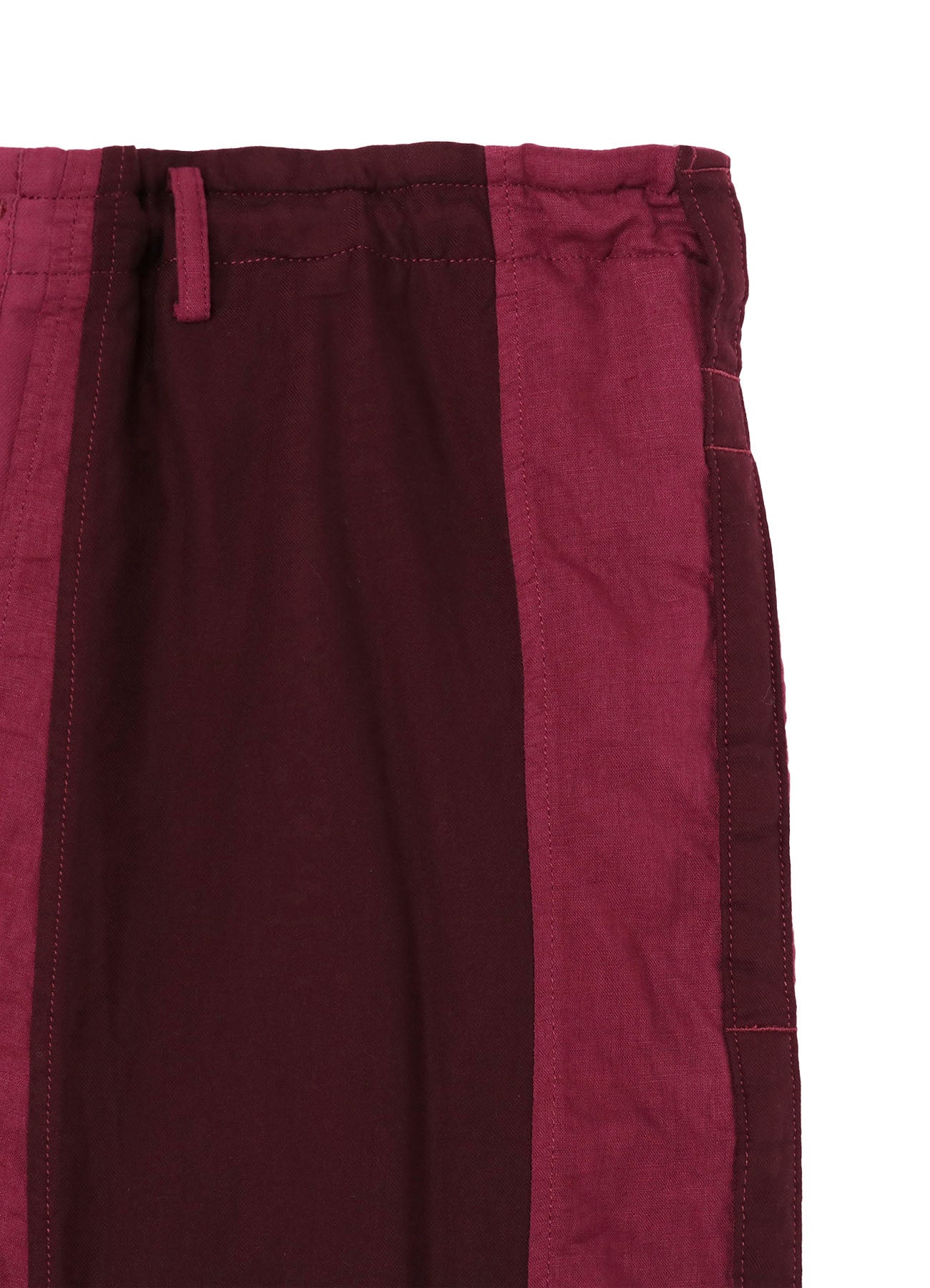 Cubism Patchwork Product Dyed Side Tape Salouel Pants - Trendy High Waist Loose Fit Trousers for Women | Casual Streetwear & Boho Fashion Outfits
