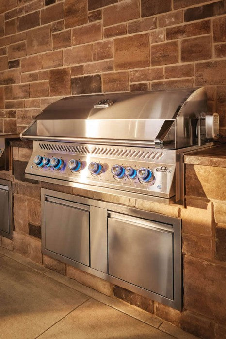 Napoleon 700 Series 44 Inch Built-In Gas Grill - BIG44RBPSS | Outdoor Cooking & Backyard BBQ | Perfect for Patio, Deck & Garden Parties