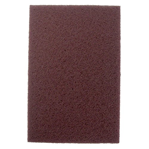 Weiler Non-Woven Aluminum Oxide Sanding Hand Pad - Medium/Coarse 60-80 Grit, 6