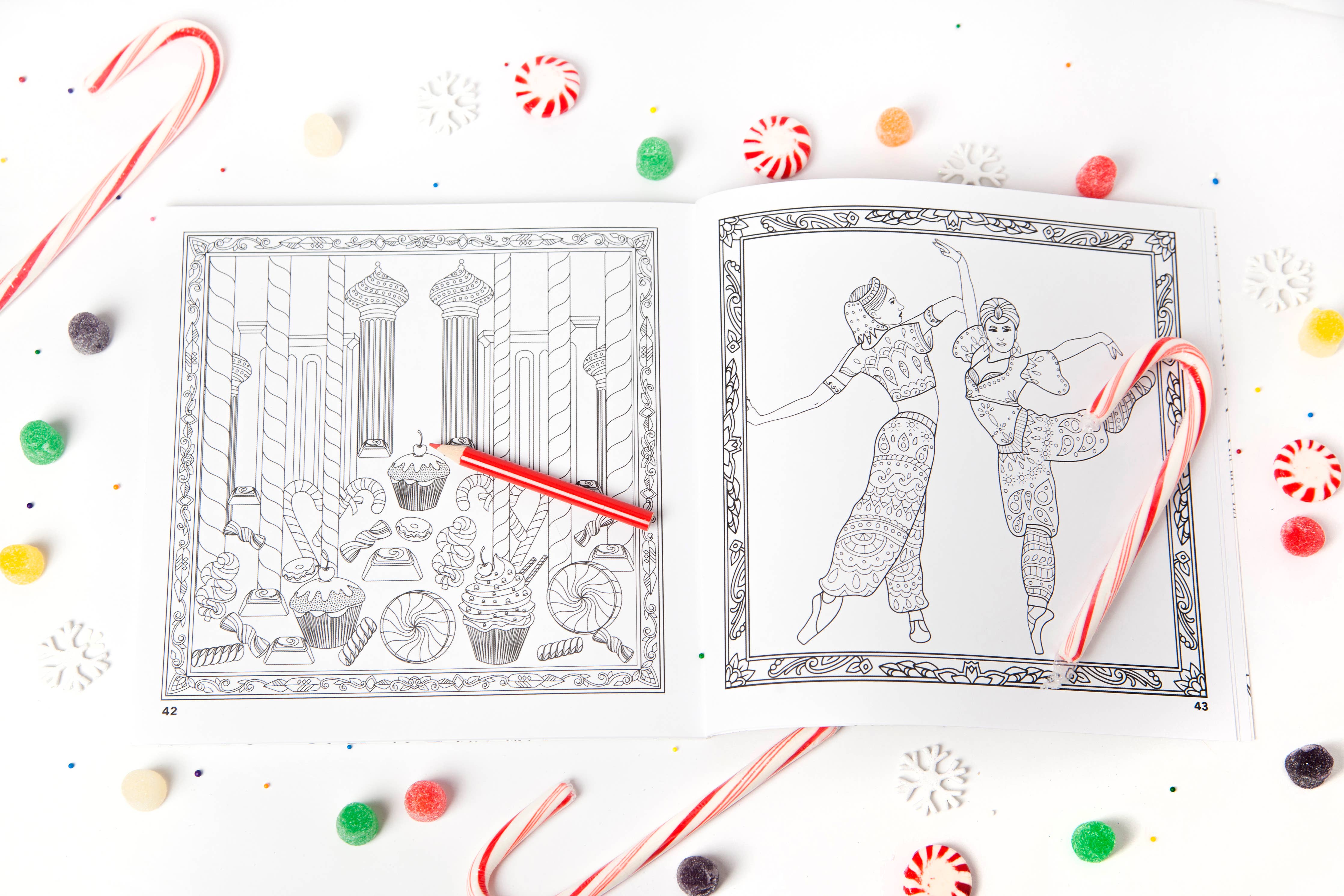 Nutcracker Coloring Book for Adults & Kids - Christmas Holiday Stress Relief & Creative Fun | Perfect for Gifts, Relaxation & Family Activities