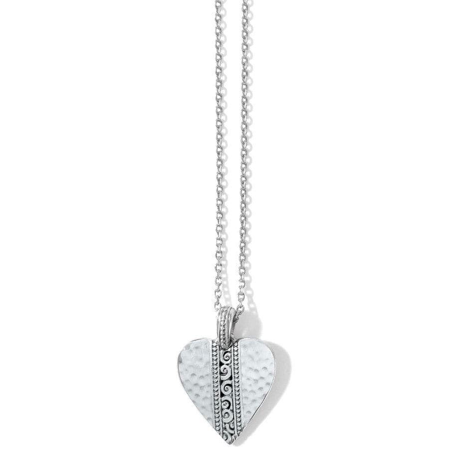 Elegant Mingle Adore Petite Heart Necklace for Women - Dainty Gold/Silver Layering Jewelry Gift for Valentine's Day, Anniversary & Everyday Wear