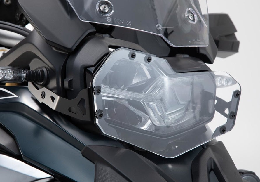 SW Motech Headlight Guard for BMW F850GS & F750GS Motorcycles - Durable Protection for Adventure Riding & Off-Road Use