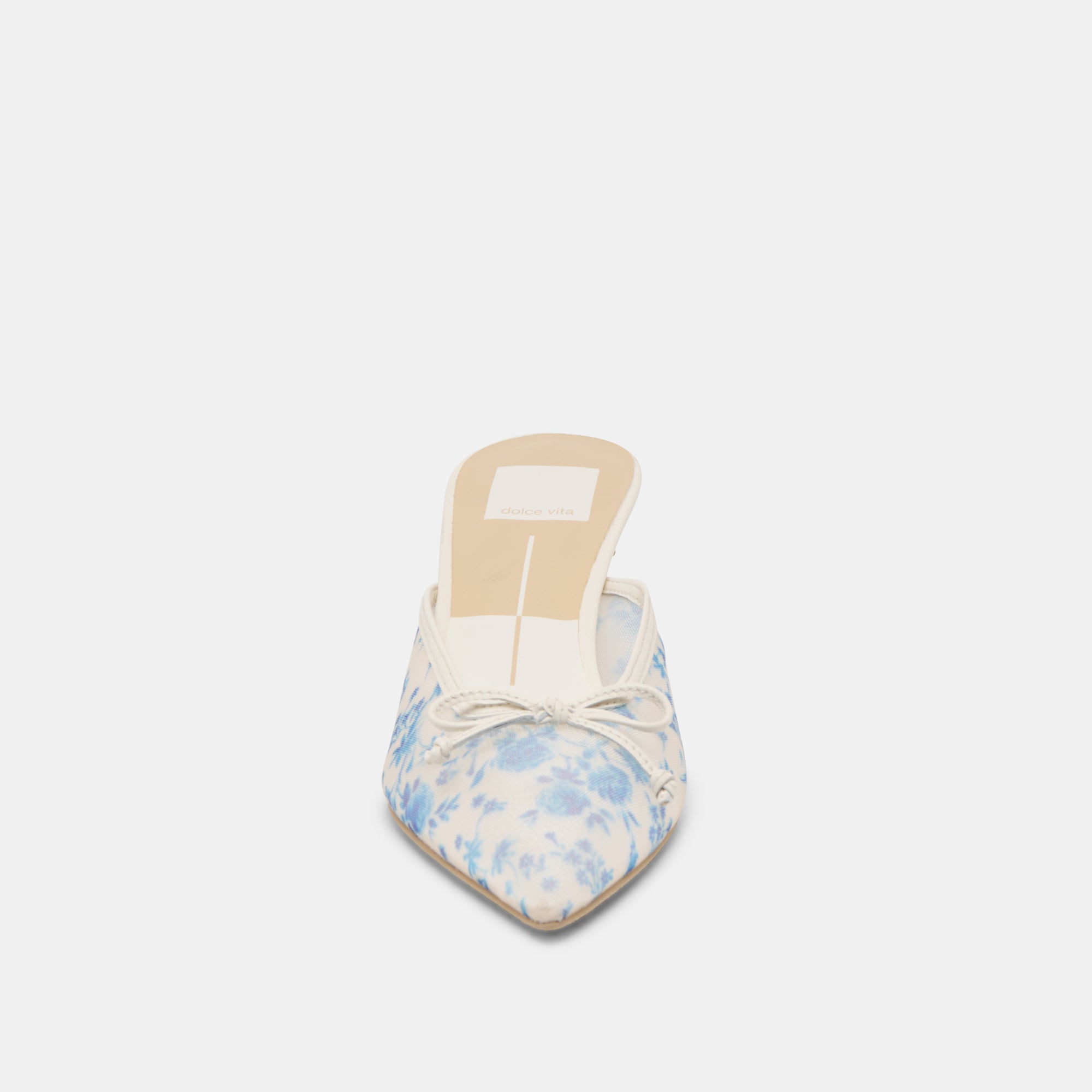 CLEO Women's Blue Floral Mesh High Heels - Elegant Party Shoes for Weddings, Prom & Evening Events