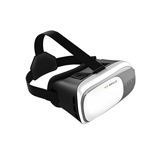 Esperanza VR Glasses for Smartphones 3.5-6 Inch – 360° Virtual Reality Headset for Movies & Gaming – Compatible with iPhone & Android