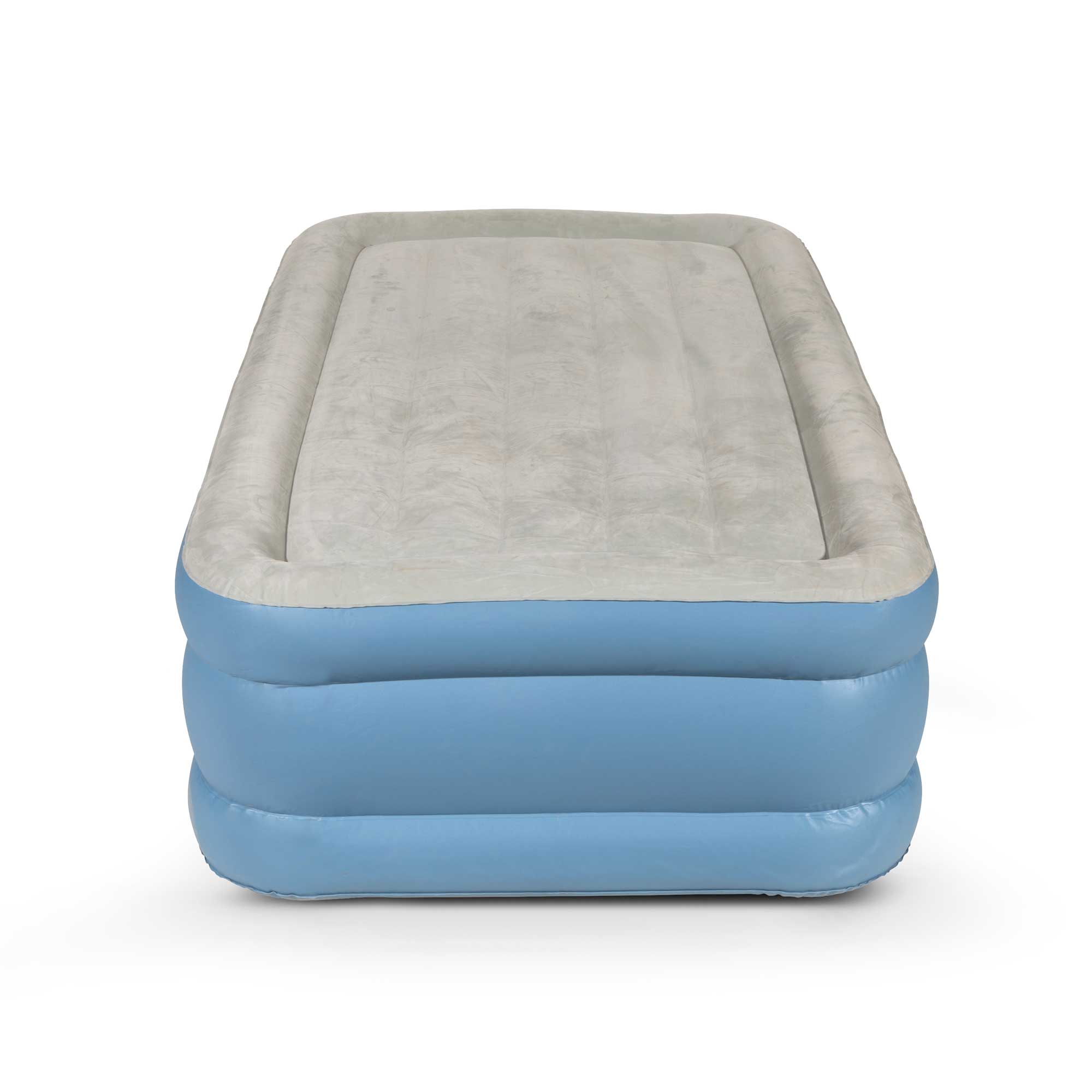 Inflatable Air Mattress with Built-in Electric Pump - Single High Raised Air Bed for Camping & Guest Use, Includes Carry Bag (Model DL146) - Perfect for Outdoor Adventures & Home Sleepovers