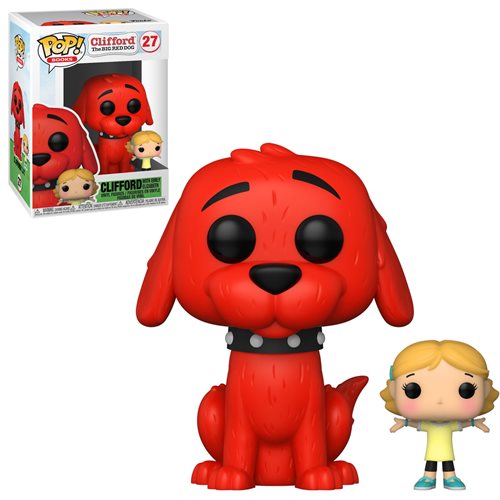 Funko Pop! Clifford The Big Red Dog with Emily Vinyl Figure [27] - Collectible Book Character Toy for Kids & Fans, Perfect for Display, Gifts, and Book Lovers
