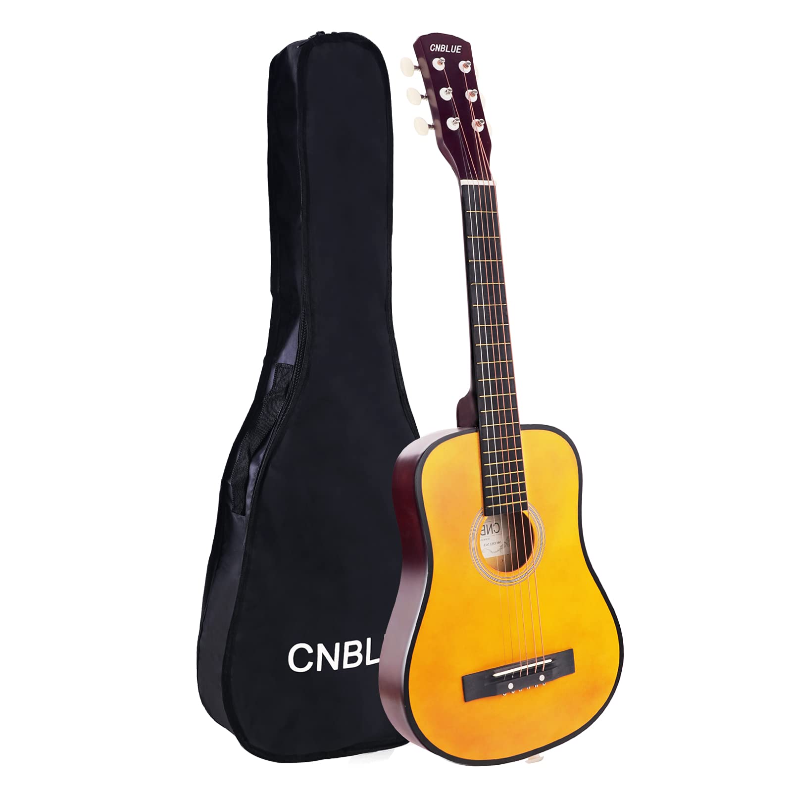 CNBLUE 1/2 Size Dreadnought Acoustic Guitar for Beginners - 30 Inch Mini Guitar with Steel Strings & Gig Bag | Perfect for Kids, Youth & Travel | Ideal for Home Practice, School & Outdoor Performances