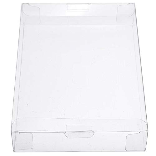 CHILDMORY 10Pcs Clear Plastic Protective Cases for SNES & N64 Game Cartridges - Display & Preserve Your Retro Video Game Collection