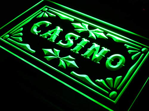 ADVPRO i708-g Casino Beer Pub Games Poker Bar Neon Light Sign - Vintage LED Neon Sign for Home Bar, Man Cave, Game Room & Party Decor