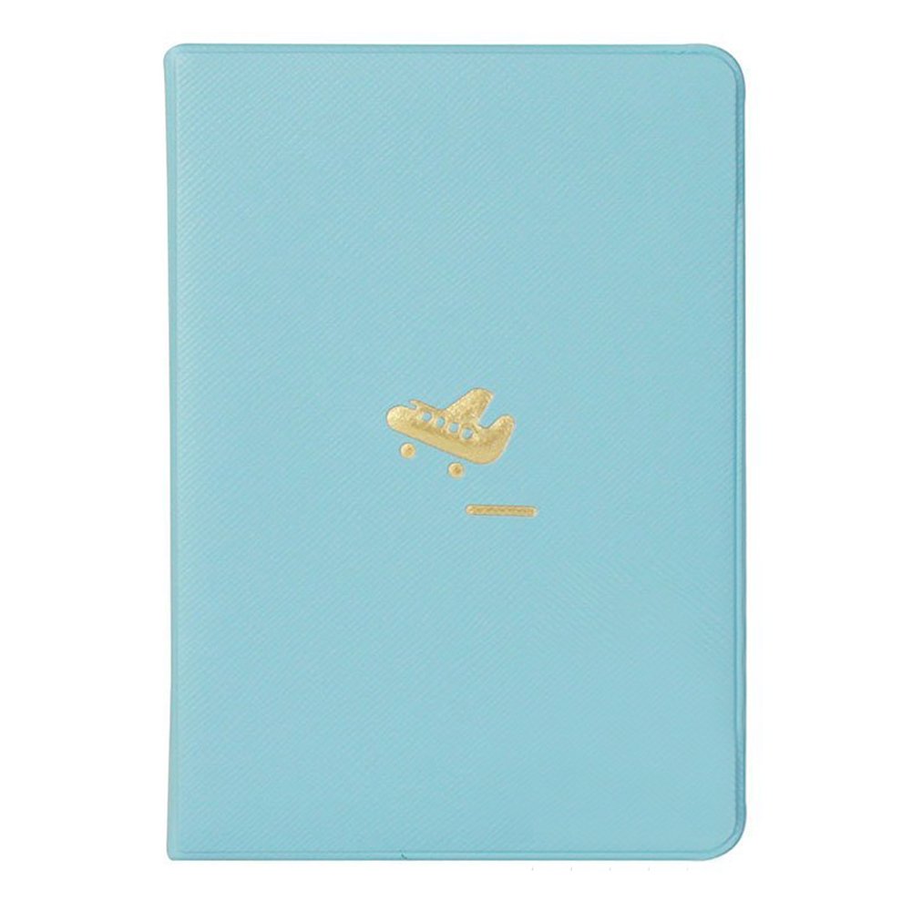 Premium Passport Holder & ID Card Case - RFID Blocking Travel Wallet for Secure Document Storage (Blue) - Perfect for Airports, Vacations, and Business Trips