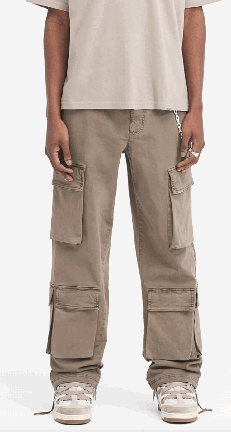 REPRESENT Baggy Cargo Pants for Men - Streetwear Joggers with Multiple Pockets | Perfect for Casual Wear, Hip Hop Fashion & Urban Street Style
