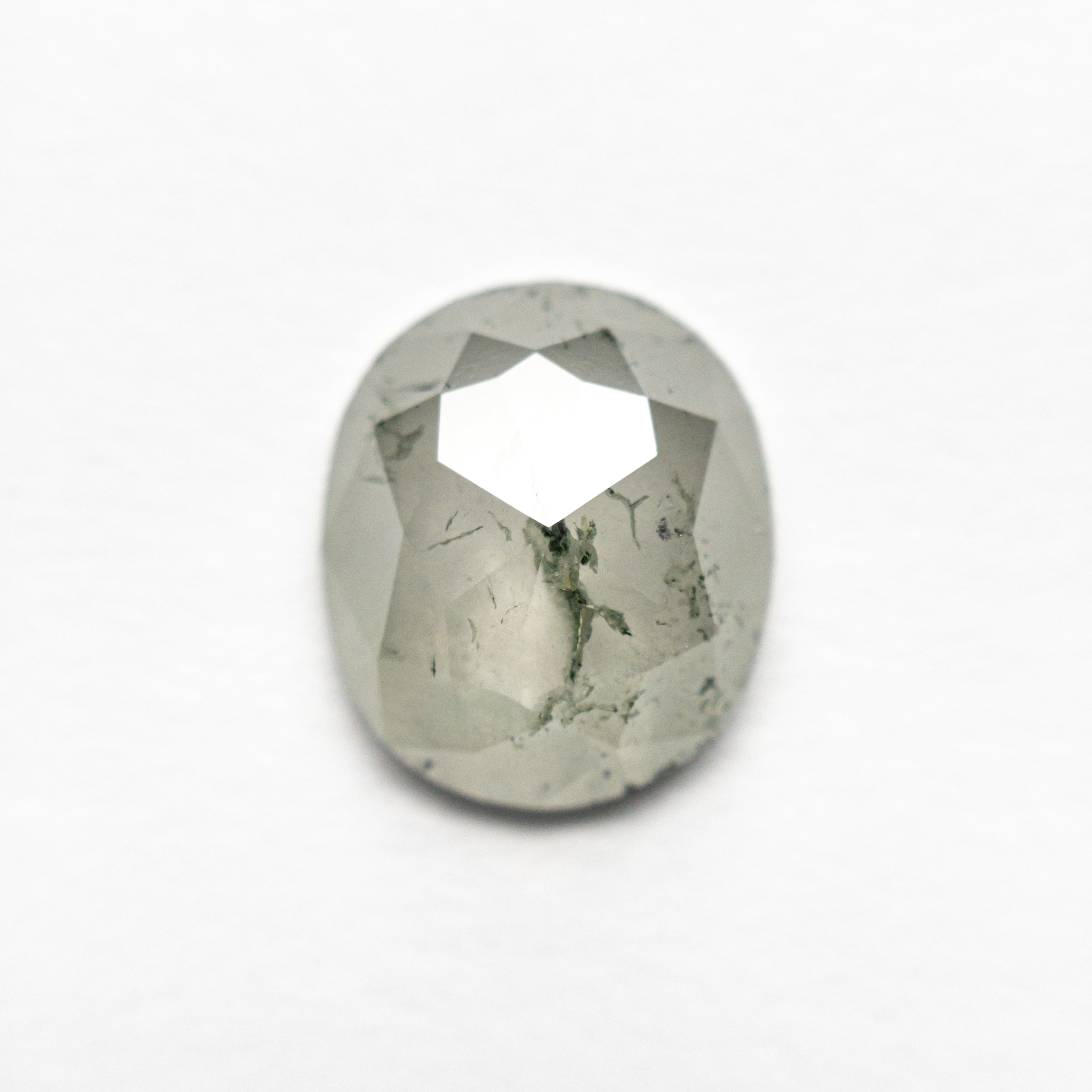 2.47ct Oval Rose Cut Loose Gemstone - 9.37x8.05x3.45mm Natural Rose Quartz for Jewelry Making, Engagement Rings & DIY Crafts