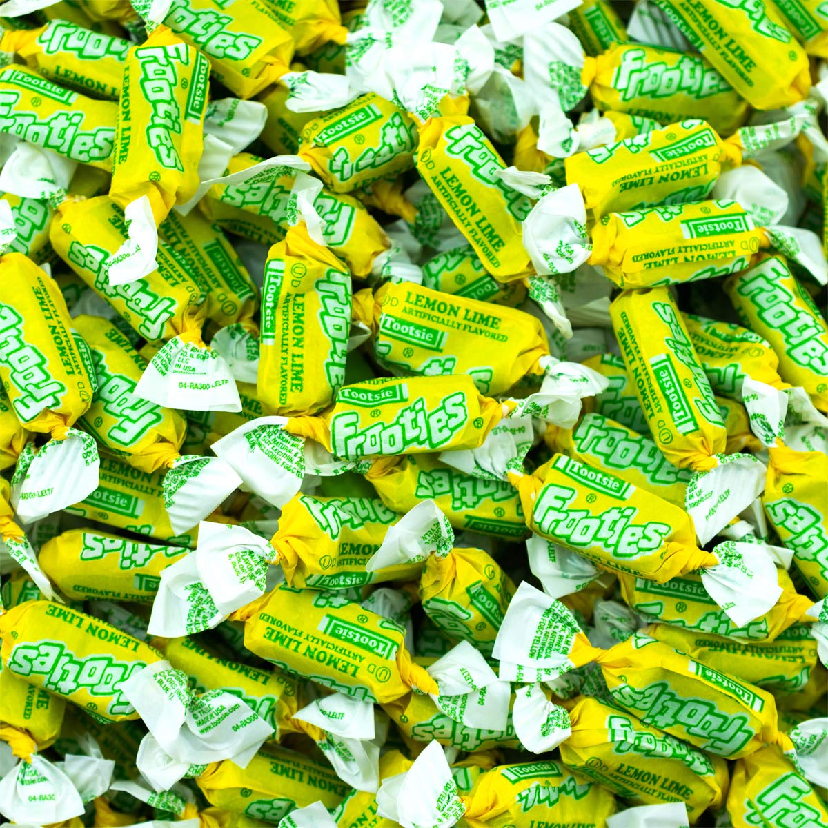 Lemon Lime Frooties Chewy Candy by Tootsie Roll - Bulk 360 Pieces (38.8 oz) - Perfect for Halloween Treats, Party Favors & Office Snacks