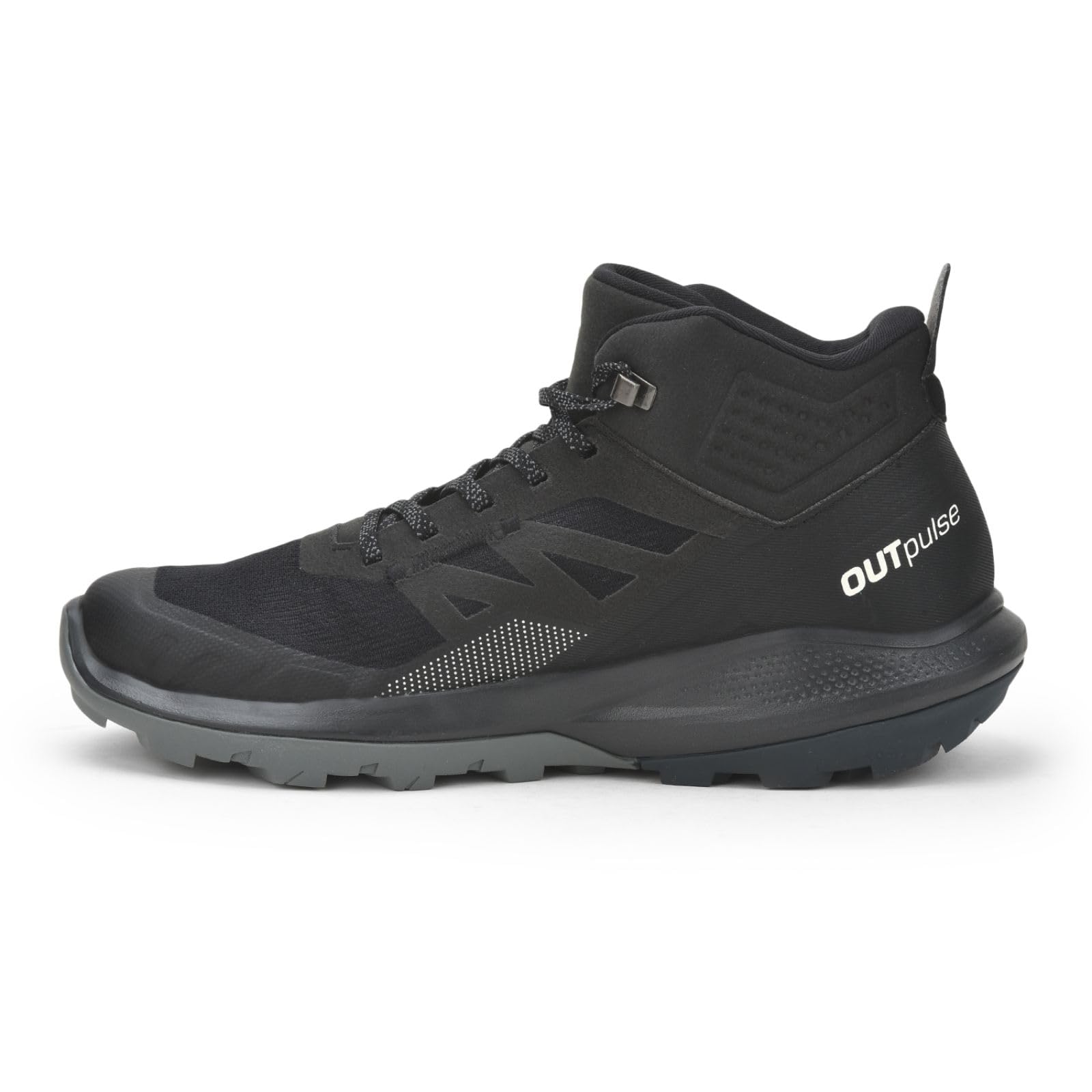 Salomon Men's OUTPULSE Mid Gore-Tex Waterproof Hiking Boots - Lightweight & Durable for Outdoor Adventures, Trail Running, and Mountain Climbing