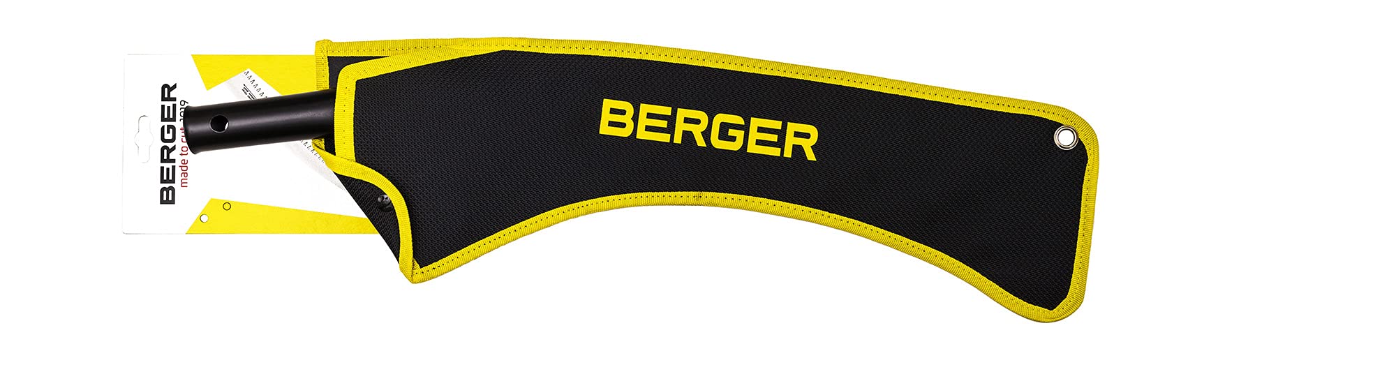 Berger ArboRapid 63813 Professional Pruning Saw with Safety Cover - 20 Inch Black Tree Trimming Tool (51x12x10 cm) for Gardening, Landscaping & Outdoor Cutting