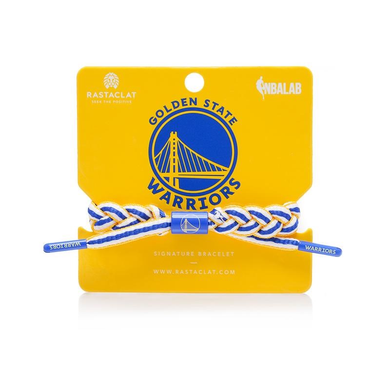 Rastaclat Golden State Warriors Away Bracelet - Adjustable M/L Size - Perfect for NBA Fans, Game Day Outfits, and Sports Enthusiasts